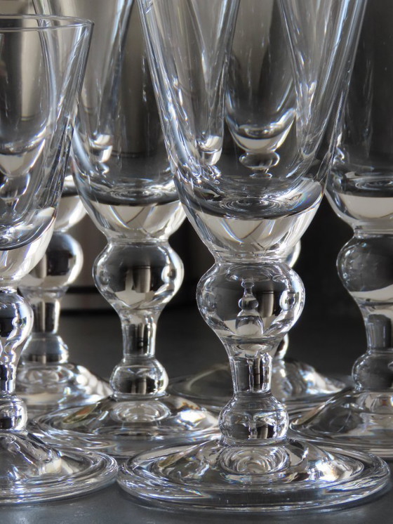 Image 1 of Royal Leerdam crystal glasses - Baluster - Colonial Williamsburg Restoration