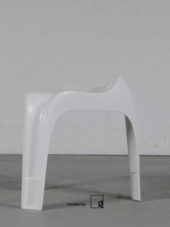 Image 1 of White Casalino stools, Casala — Alexander Begge (x2)
