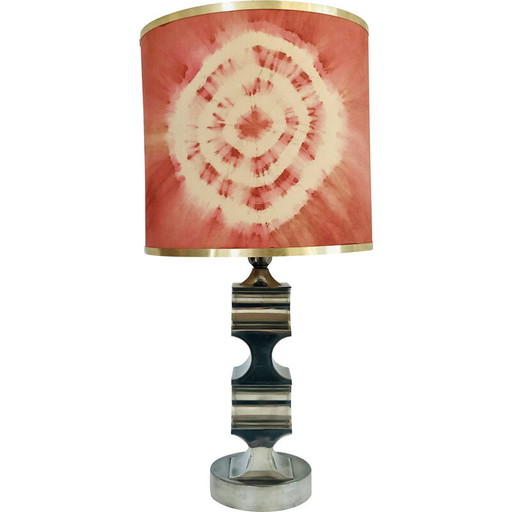 Vintage-Salonlampe aus Zinn, Italien 1960