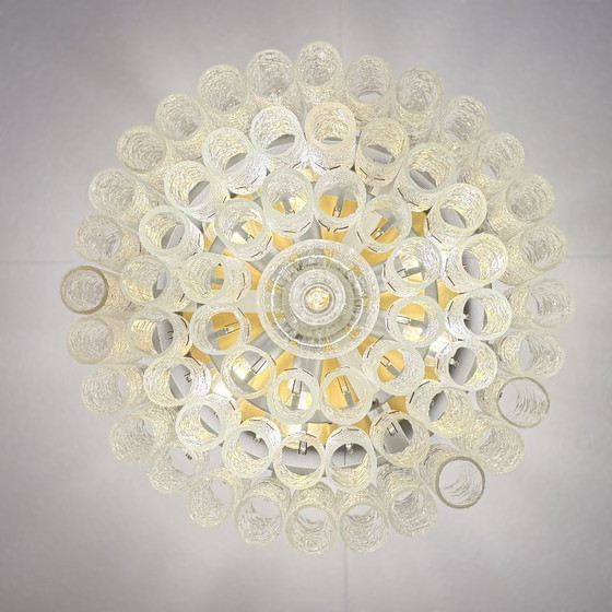 Image 1 of Doria Leuchten 4-stufiger Deckenleuchter aus Muranoglas