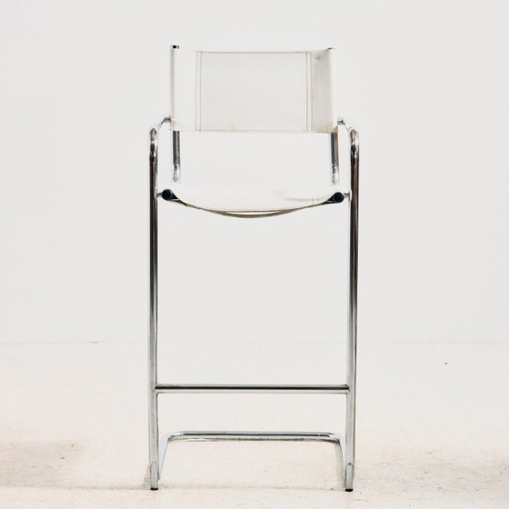 MK10280 Bauhaus Style Tubular Bar Stool – Metal (photo 5 of 17)