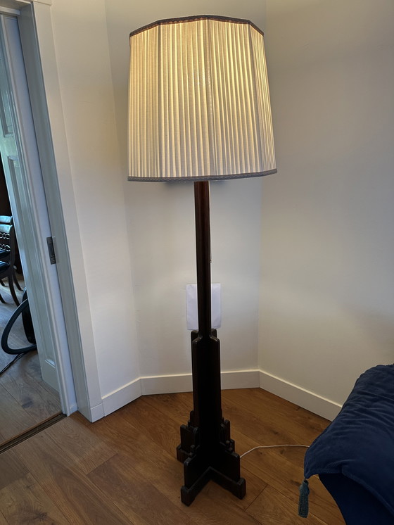 Image 1 of Lámpara de pie Art Déco Escuela de Amsterdam