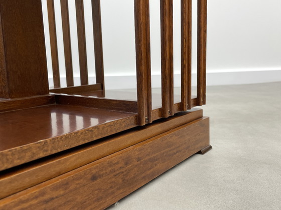 Image 1 of Antieke Engelse boekenmolen mahonie 19e eeuw