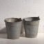 Antique metal buckets (c.1920). Set of 2 pieces – Decorative Objects, Rustic (photo 10 of 16)