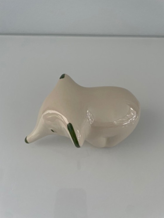 Image 1 of Retro ELKI ceramic elephant figurine