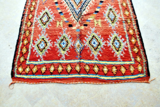 Image 1 of Tapis marocain Boujaad Vintage 352 x 185 cm
