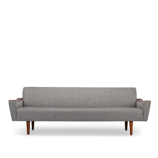 Dänisches graues 3-Sitzer-Sofa im Vintage-Stil von Cfc Silkeborg, 1960er Jahre