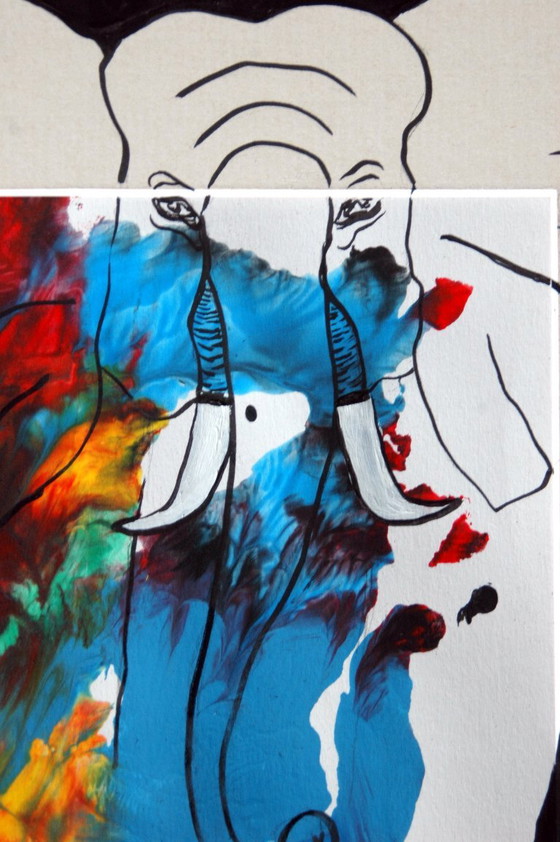 Abstract Elephant 3 – Arte, Canvas (photo 7 of 7)