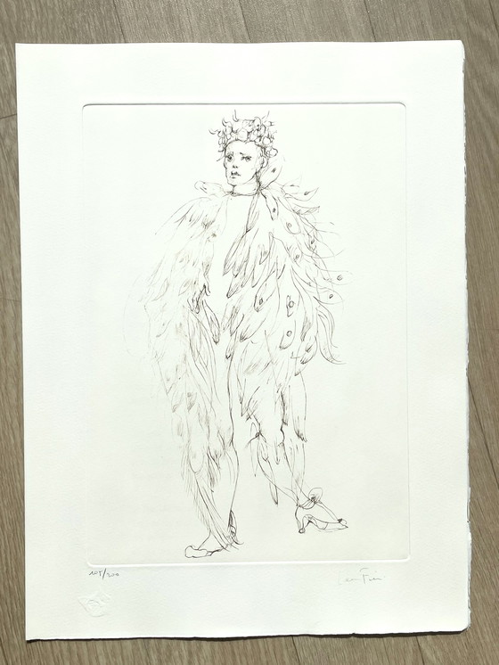 Image 1 of Leonor Fini, Litografía poco común sobre papel Arches, alrededor de 1980