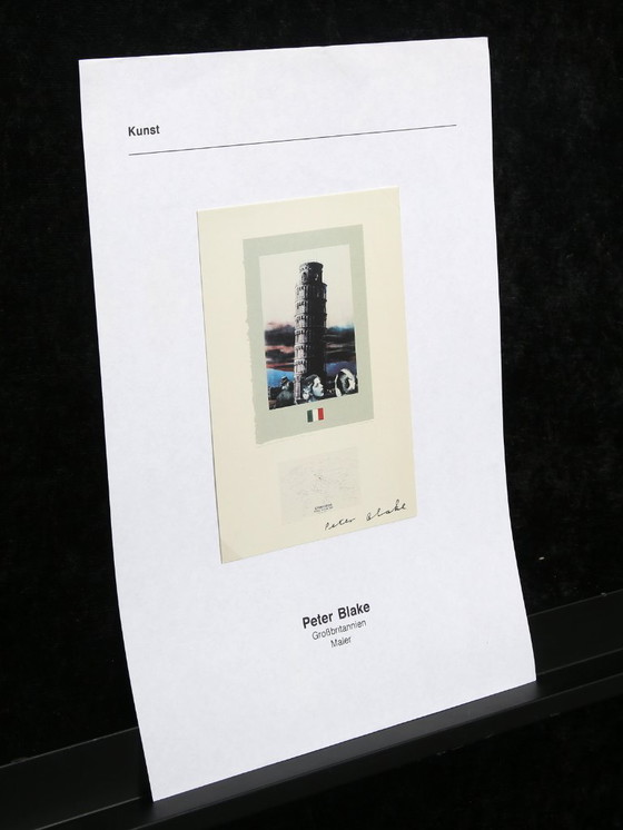 Image 1 of Blake, Peter - Marcel Duchamp's World Tour No. 2 - PK - handsigniert