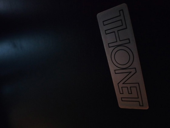 Image 1 of Thonet postmodern dining set 1980s – hexagon table + 6 Model 87 chairs