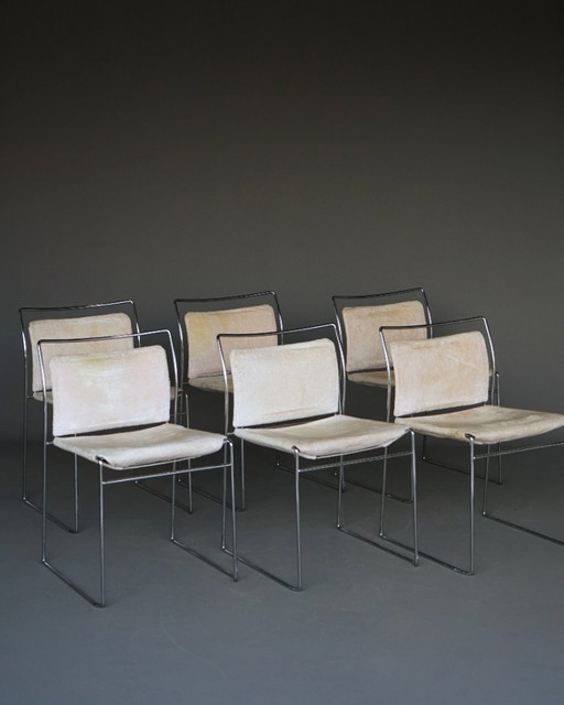 Tulu Eetkamerstoelen van Kazuhide Takahama voor Simon Gavina, jaren 60, set van 6