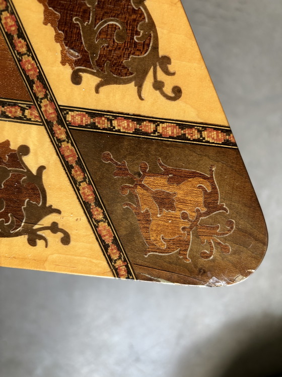 Italian Music Bijouterie Table – Decorative Objects, Wood, Velvet (photo 3 of 7)