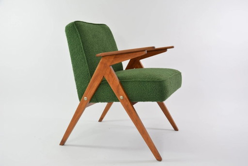 BUNNY fauteuils in groene bouclé