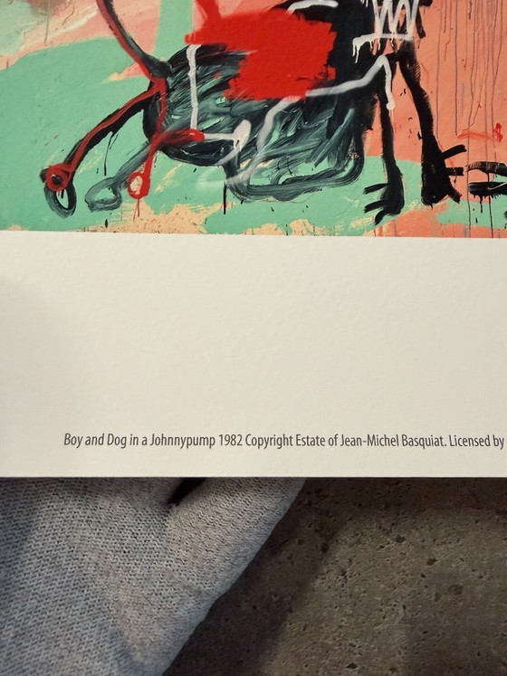 Image 1 of Jean-Michel Basquiat (1960-1988), Boy and a Johnnypump, 1982. Officially licensed by the Estate of Jean-Michel Basquiat a