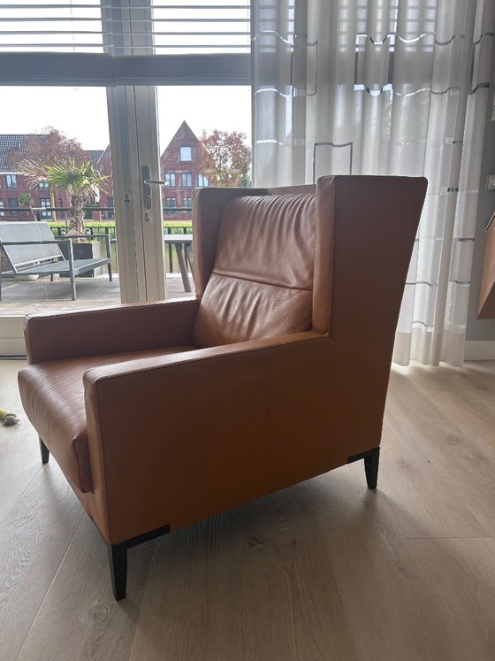 Poltrona color cognac – Poltrone, Pelle, Legno (photo 4 of 6)