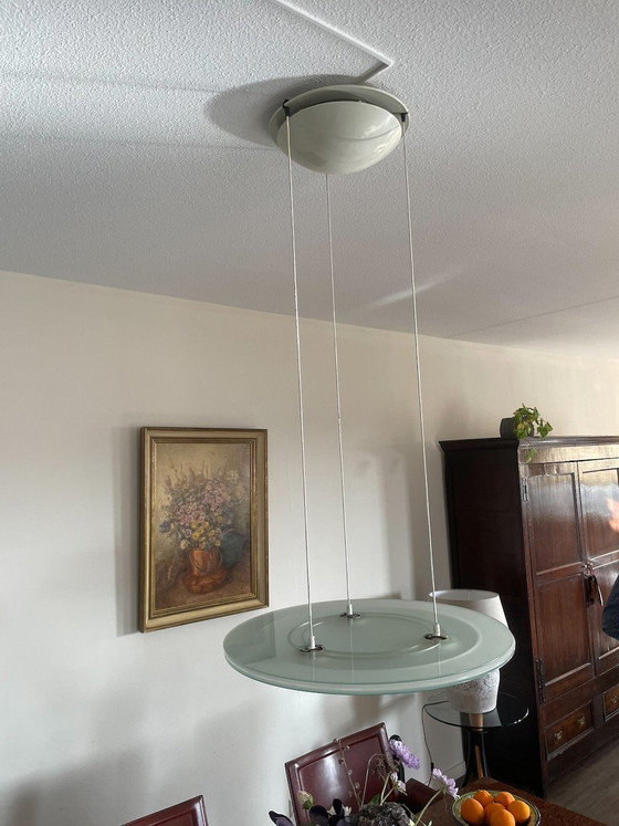 Lampe design Arteluce Modèle Aurora 1040 – Suspensions, Glass, Metal (photo 3 of 5)