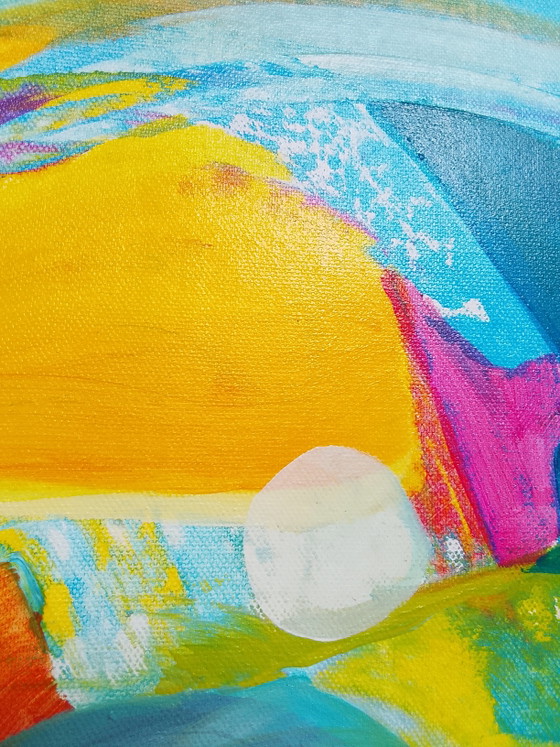 Image 1 of Acrylic painting #sophia 38x100cm