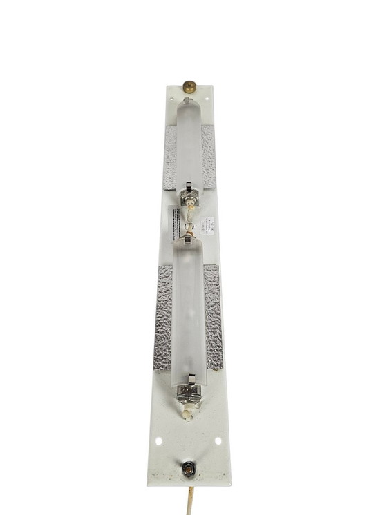 Image 1 of EF Frantzen - lampada da parete - vetro smerigliato - ottone - Danimarca - anni '90