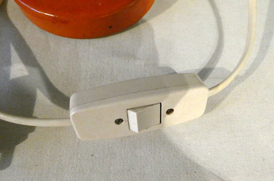 Image 1 of 2 lampes de table, Allemagne, SpaceAge, années 60-70, céramique, verre ballon