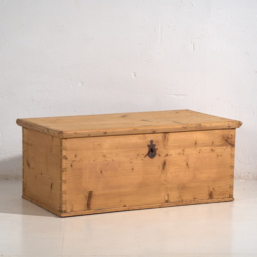 Antieke massief houten kist (ca. 1920) #2