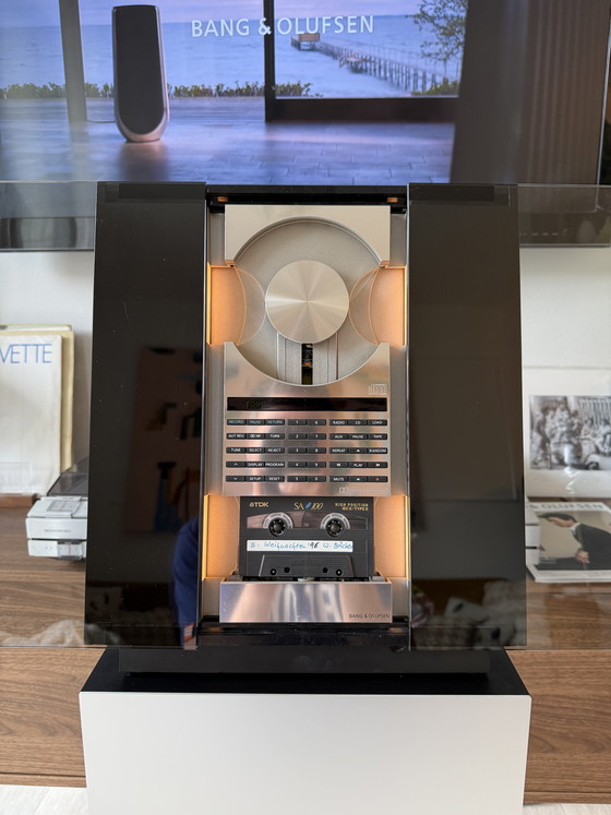 Image 1 of Bang & Olufsen BeoSound Ouverture with BeoLab 6000, original stand and Beo4