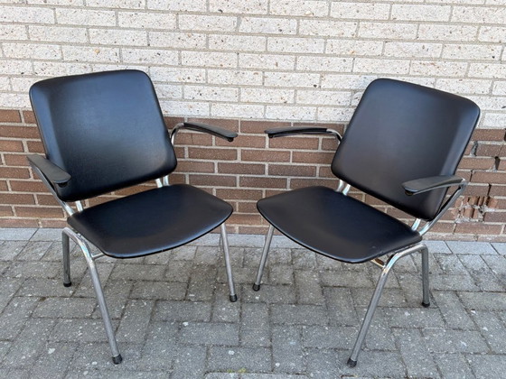 Image 1 of 2 Gispen Fauteuils Gebroeders De Wit Midcentury