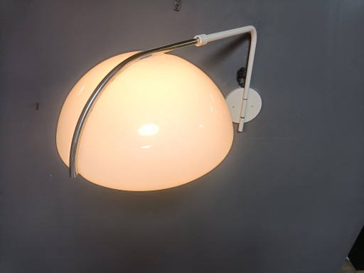Vintage Wall Lamp By Luigi Massoni For Guzzini, 1970S
