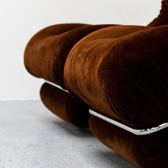 Image 1 of Set of Italian Corolla Armchairs by I.P.E 70's