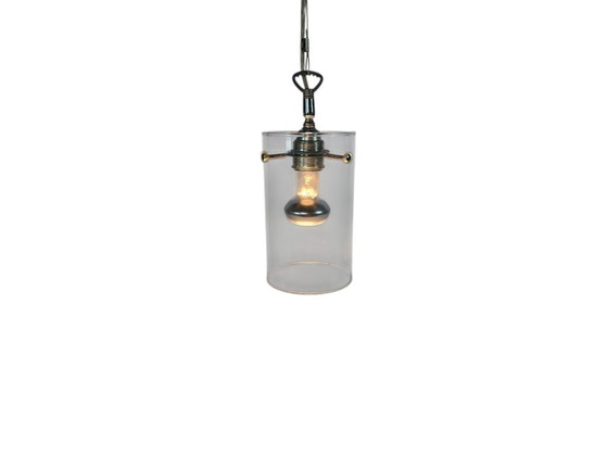 Image 1 of Design olandese - Pola International Amsterdam - Lampada a sospensione - Vetro - Metallo - Anni '90