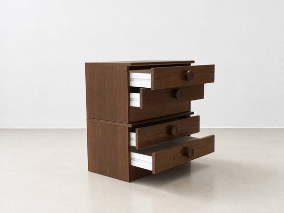 2 Mid-Century Nightstands, 1970s – Wood (photo 10 of 13)