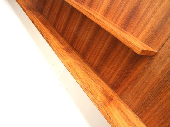 Image 1 of Groot Vintage Palissander Wandsysteem / Wandrek – Jaren ’60 (431 cm)