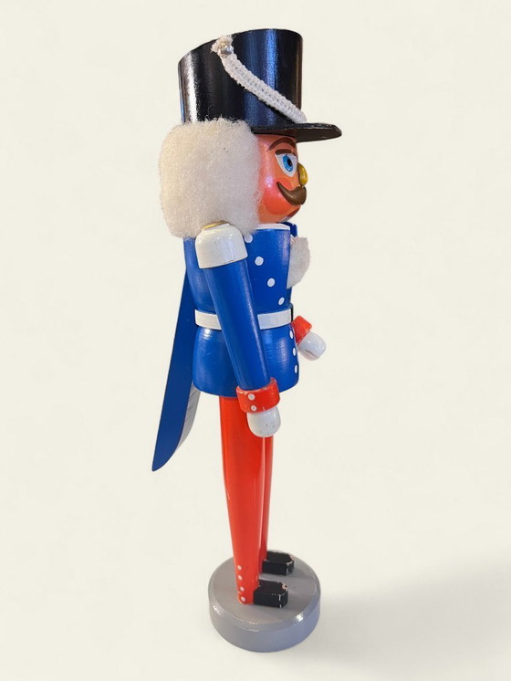 Image 1 of Original Nutcracker "Soldier" | Blue-Red Uniform
