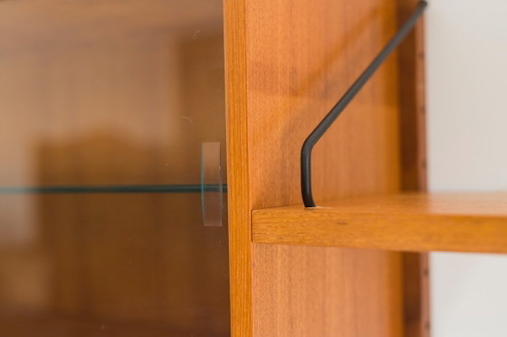 Image 1 of Modulair wandplankensysteem van Poul Cadovius voor Cado, jaren 60.