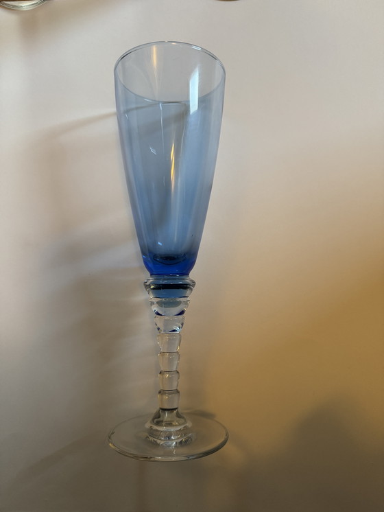 Image 1 of RKL Ruhr Kristall champagneglazen - gedraaide steel