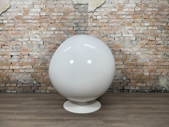 Eero Aarnio Originals Ball Chair – Blue | Eero Aarnio – Armchairs, Other, Textile, Vintage (photo 4 of 16)