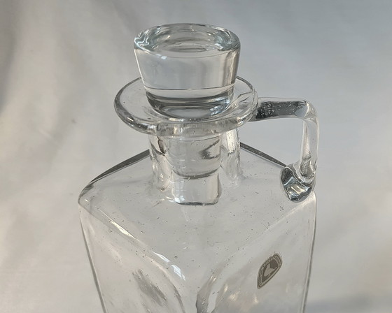 Caraffa in vetro / Vaso vintage Alfred Taube Vohenstrauß Mid Century 60s/70s Ottime condizioni H21/23 (photo 7 of 14)