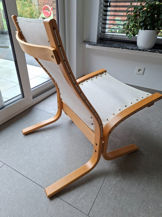 Vintage EKORNES Fauteuil – Showroommodel – Made In Norway – 2 zitsbanken, Polyester (photo 26 of 33)