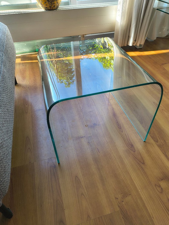FIAM Couchtisch aus den 1970er Jahren – Fiam Italia, Beistelltische, Glas (photo 2 of 8)