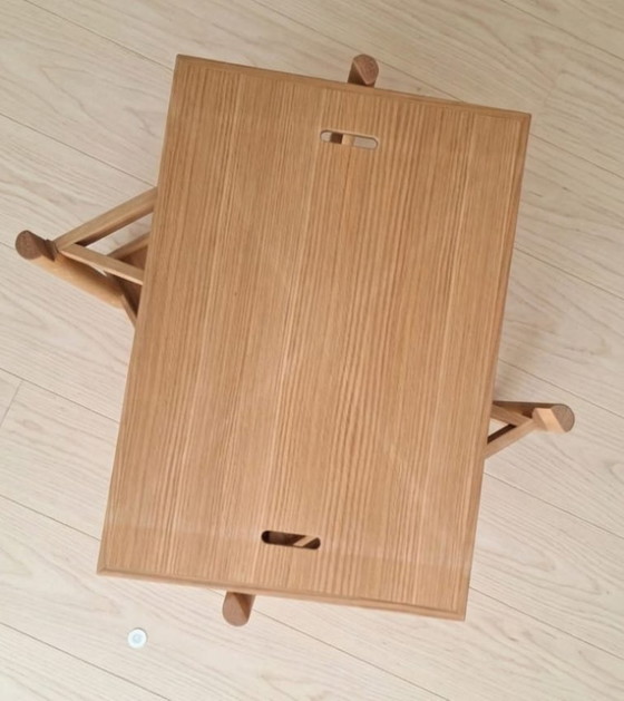 Image 1 of Servierwagen/Trüffeltisch/Beistelltisch aus Eichenholz „Mai Tai“ mit Rollen – Punt Mobles
