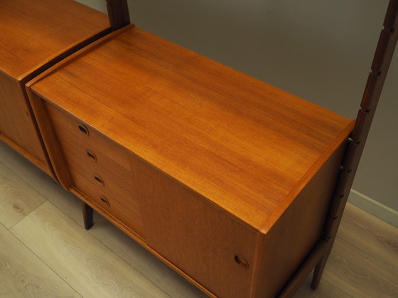 Image 1 of Librería System de teca, diseño noruego, años 60, producción: Blindheim Mobelfabrikk, diseño: John Texmon &amp; Einar Blindheim