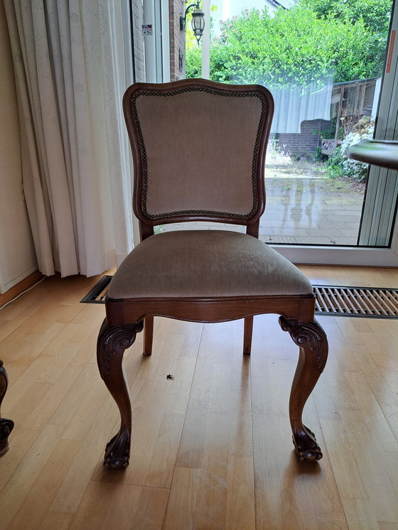 Image 1 of Set da pranzo in stile Luigi XV - 4 sedie