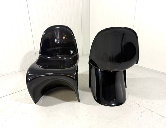 Image 1 of 2 x First Edition Panton Chairs Verner Panton Herman Miller 1960's