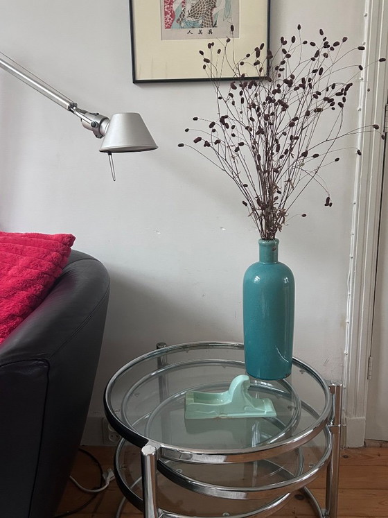 Leitmotiv chrome/glass side table – Metal (photo 2 of 5)
