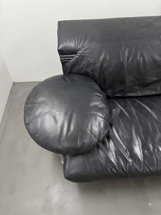 Canapé design B&B Italia Arca en cuir, design Paolo Piva – Canapés 2 places, Glass, Leather (photo 4 of 15)