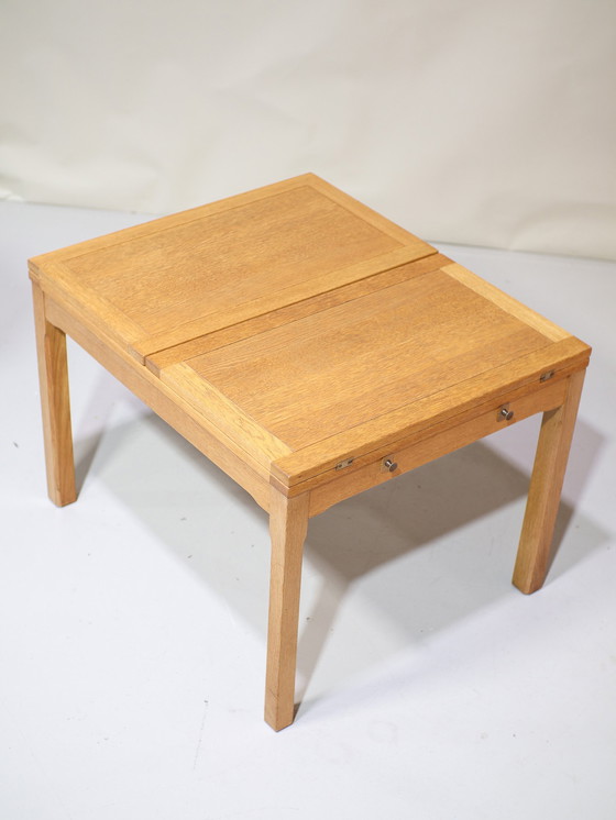 Image 1 of Folding Coffee Table Oak Danish Vintage