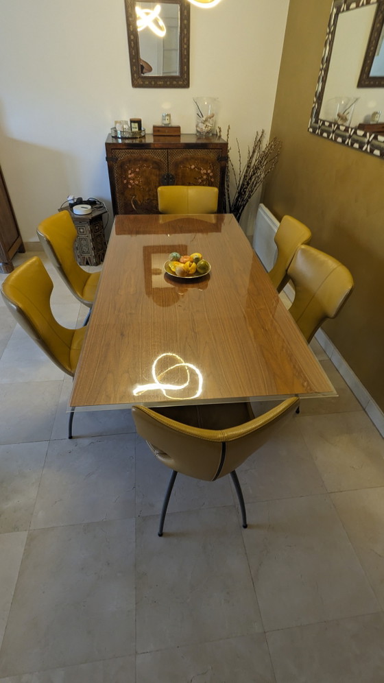 Image 1 of Chai6 Leolux Callas leather chairs in very good condition