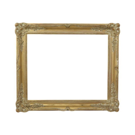 Cornice dorata in stile barocco 70x60cm