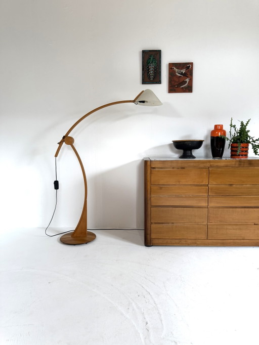 Lampadaire vintage « Pollo », Mario Vivaldi, Domus ‘70