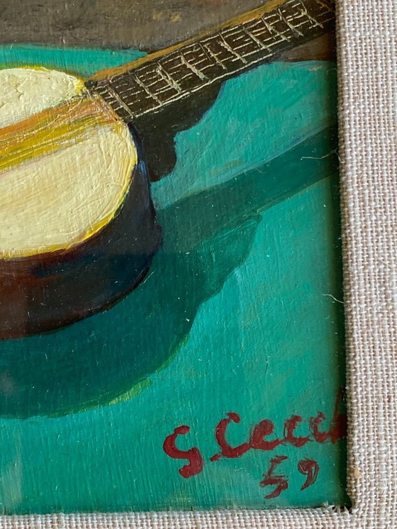 Image 1 of Mid-century still life – Italy, signed and dated 1959
